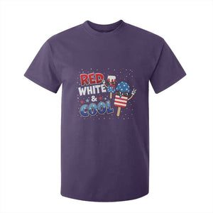 American Flag Popsicle T Shirt For Kid Red White And Cool