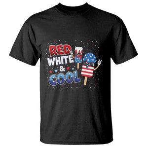 American Flag Popsicle T Shirt Red White And Cool TS12 Black Print Your Wear