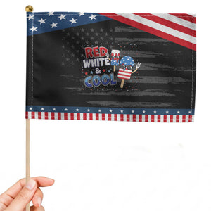 American Flag Popsicle Patriotic Handheld Flag Red White And Cool