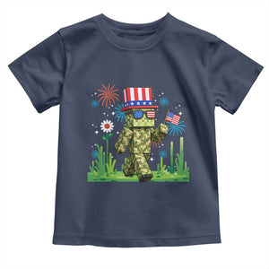 4th Of July Gamer Toddler T Shirt Pixel Art US Flag Gaming