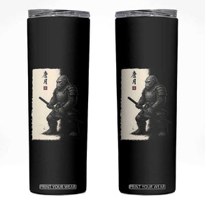 Samurai Bigfoot Skinny Tumbler Japanese Vintage Graphic Sumie Warrior Art TS12 Black Print Your Wear