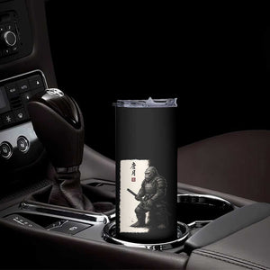 Samurai Bigfoot Skinny Tumbler Japanese Vintage Graphic Sumie Warrior Art TS12 Print Your Wear