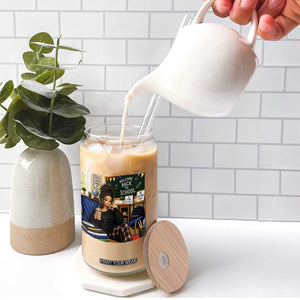 Funny Back To School Doll Face Meme Glass Can Coffee Teacher Gift TS12 Print Your Wear