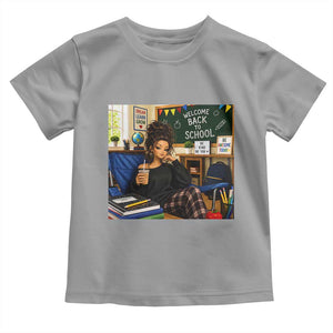Funny Back To School Doll Face Meme Toddler T Shirt Coffee Teacher Gift TS12 Sport Gray Print Your Wear