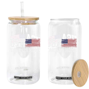 Patriotic USA Soccer Fan Glass Can Take Us Home Game Day TS12 Print Your Wear