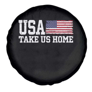 Patriotic USA Soccer Fan Spare Tire Cover Take Us Home Game Day TS12 Print Your Wear