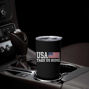Patriotic USA Soccer Fan Tumbler Cup Take Us Home Game Day TS12 Print Your Wear