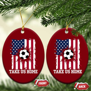 USA Soccer Game Day Ceramic Ornament Take Us Home TS12 Print Your Wear
