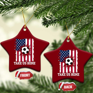 USA Soccer Game Day Ceramic Ornament Take Us Home TS12 Print Your Wear
