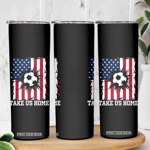 USA Soccer Game Day Skinny Tumbler Take Us Home TS12 Print Your Wear