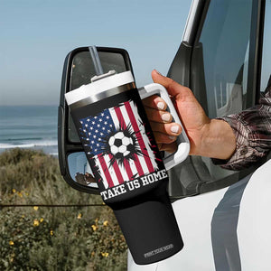 USA Soccer Game Day Tumbler With Handle Take Us Home TS12 Print Your Wear