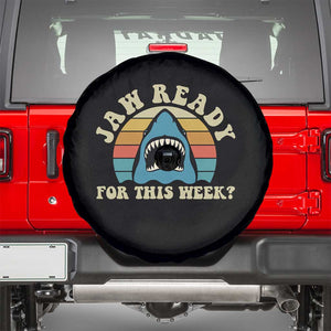 Jaw Ready For This Spare Tire Cover Vintage Shark Lover Ocean Wildlife