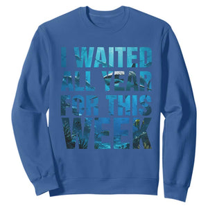 Shark Lover Week Gift Sweatshirt I Waited All Year For This Week