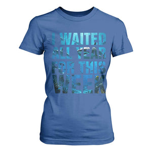 Shark Lover Week Gift T Shirt For Women I Waited All Year For This Week