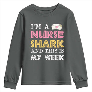 Funny Nurse Shark Gift Youth Sweatshirt This Is My Week