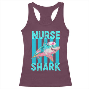 Funny Nurse Shark Racerback Tank Top Medical Worker Appreciation Gift