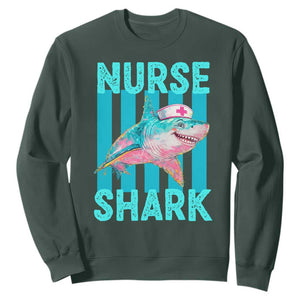 Funny Nurse Shark Sweatshirt Medical Worker Appreciation Gift