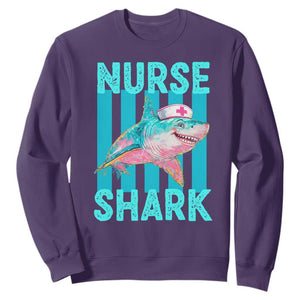 Funny Nurse Shark Sweatshirt Medical Worker Appreciation Gift
