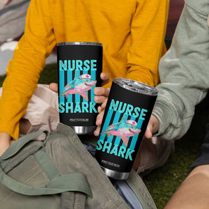 Funny Nurse Shark Tumbler Cup Medical Worker Appreciation Gift