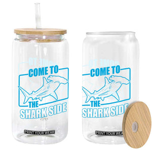 Funny Hammerhead Shark Lover Glass Can Come To The Shark Side
