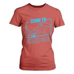Funny Hammerhead Shark Lover T Shirt For Women Come To The Shark Side