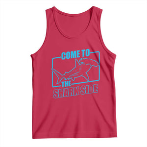 Funny Hammerhead Shark Lover Tank Top Come To The Shark Side