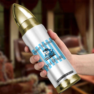 Ready To Attack 3rd Grade Bullet Tumbler Funny Shark Driving Car Back To School
