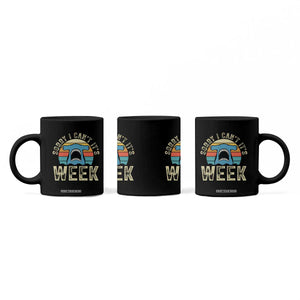 Vintage Hammerhead Shark Lover Coffee Mug Sorry I Cant Its Week