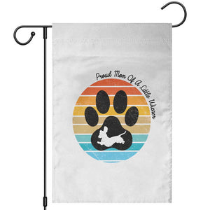 Dachshund Dog Mom Garden Flag Proud Mom Of A Little Wiener TS12 White Print Your Wear