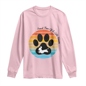 Dachshund Dog Mom Long Sleeve Shirt Proud Mom Of A Little Wiener TS12 Light Pink Print Your Wear