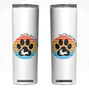 Dachshund Dog Mom Skinny Tumbler Proud Mom Of A Little Wiener TS12 White Print Your Wear