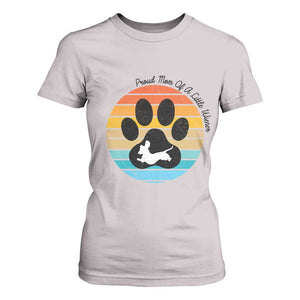 Dachshund Dog Mom T Shirt For Women Proud Mom Of A Little Wiener TS12 Ice Gray Print Your Wear