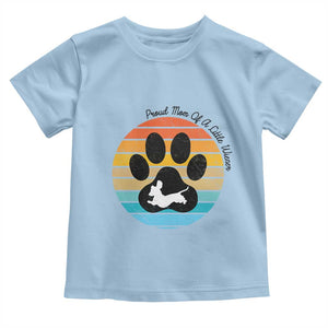 Dachshund Dog Mom Toddler T Shirt Proud Mom Of A Little Wiener TS12 Light Blue Print Your Wear