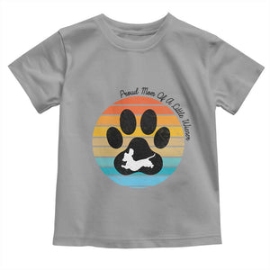 Dachshund Dog Mom Toddler T Shirt Proud Mom Of A Little Wiener TS12 Sport Gray Print Your Wear