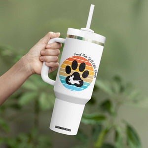 Dachshund Dog Mom Tumbler With Handle Proud Mom Of A Little Wiener TS12 Print Your Wear
