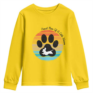 Dachshund Dog Mom Youth Sweatshirt Proud Mom Of A Little Wiener TS12 Daisy Print Your Wear