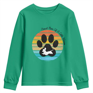 Dachshund Dog Mom Youth Sweatshirt Proud Mom Of A Little Wiener TS12 Irish Green Print Your Wear
