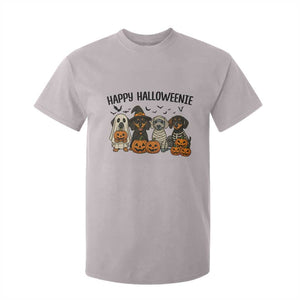 Funny Halloween Dachshund T Shirt For Kid Happy Halloweenie TS12 Ice Gray Print Your Wear