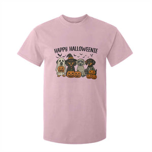 Funny Halloween Dachshund T Shirt For Kid Happy Halloweenie TS12 Light Pink Print Your Wear