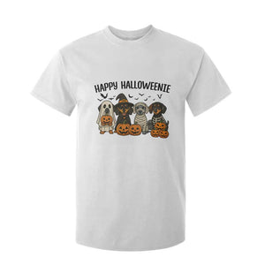 Funny Halloween Dachshund T Shirt For Kid Happy Halloweenie TS12 White Print Your Wear