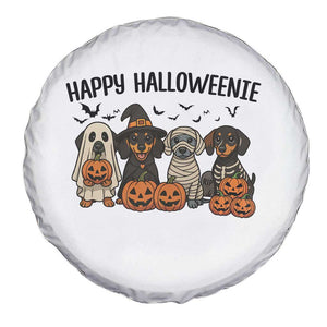 Funny Halloween Dachshund Spare Tire Cover Happy Halloweenie TS12 Print Your Wear