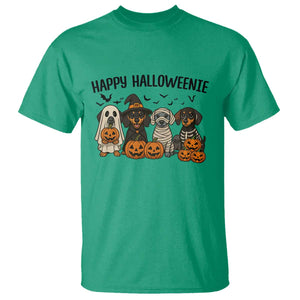 Funny Halloween Dachshund T Shirt Happy Halloweenie TS12 Irish Green Print Your Wear