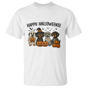 Funny Halloween Dachshund T Shirt Happy Halloweenie TS12 White Print Your Wear