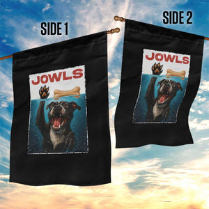 Pitbull Lover Garden Flag Funny Jowls Horror Dog Poster TS12 Print Your Wear