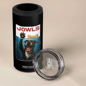 Pitbull Lover 4 in 1 Can Cooler Tumbler Funny Jowls Horror Dog Poster TS12 Print Your Wear