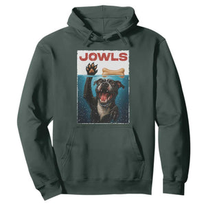 Pitbull Lover Hoodie Funny Jowls Horror Dog Poster TS12 Dark Forest Green Print Your Wear