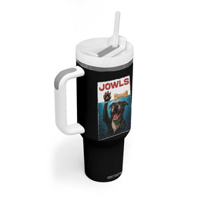 Pitbull Lover Tumbler With Handle Funny Jowls Horror Dog Poster TS12 Print Your Wear