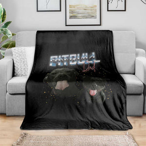 Pitbull Dad Throw Blanket Funny Gift For Pitbull Lover TS12 Print Your Wear