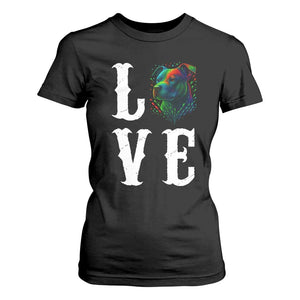 Colorful Pitbull Graphic Art For Dog Lover T Shirt For Women TS12 Black Print Your Wear