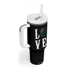 Colorful Pitbull Graphic Art For Dog Lover Tumbler With Handle TS12 Print Your Wear
